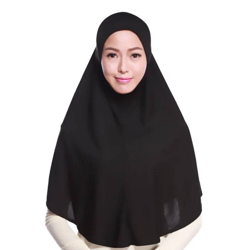 Модные женские хиджабы, исламский нагрудный чехол, шапочка с шарфом, полное покрытие, внутренний хиджаб, Женский мусульманский головной убор, мусульманский хиджаб