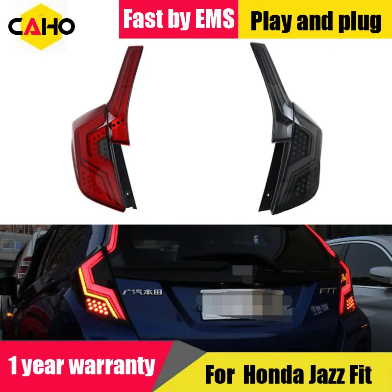 Автостайлинг задние фонари для Honda Jazz Fit GK5 2014 2018 светодиодные противотуманные