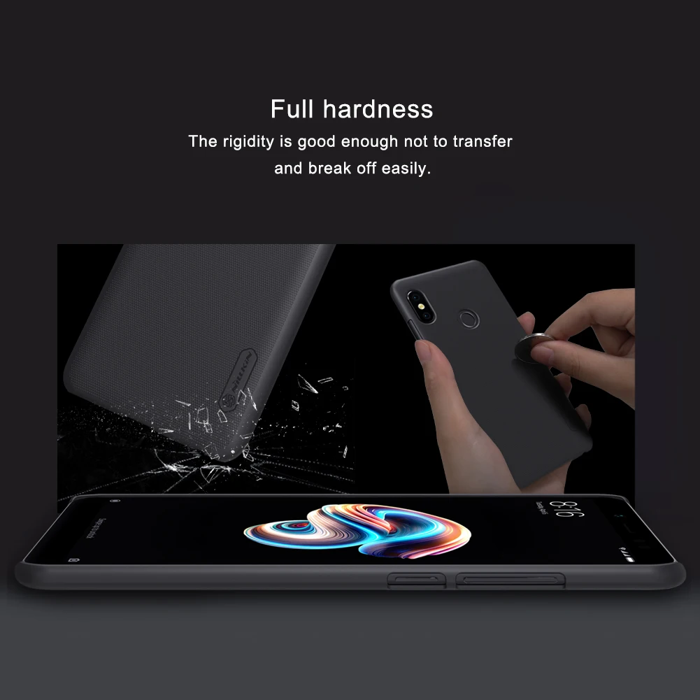 Чехол Nillkin для Xiaomi Redmi Note 5 матовый корпус телефона тонкий жесткий чехол s 6 Pro|case for