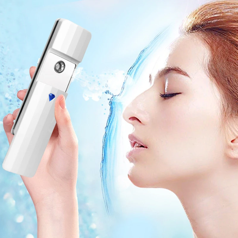 

New Portable Body Nebulizer Steamer Nano Mist Sprayer Facial Moisturizing Skin Care Mini Facial Care Tools Beauty Instruments