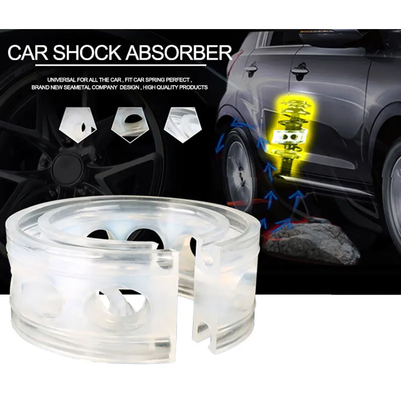 2Pc Car Shock Absorber Spring Bumper Power Auto-buffers A//B//C//D//E//F Type Springs Bumpers Cushion Urethane for Cars Goods Buffer C Type