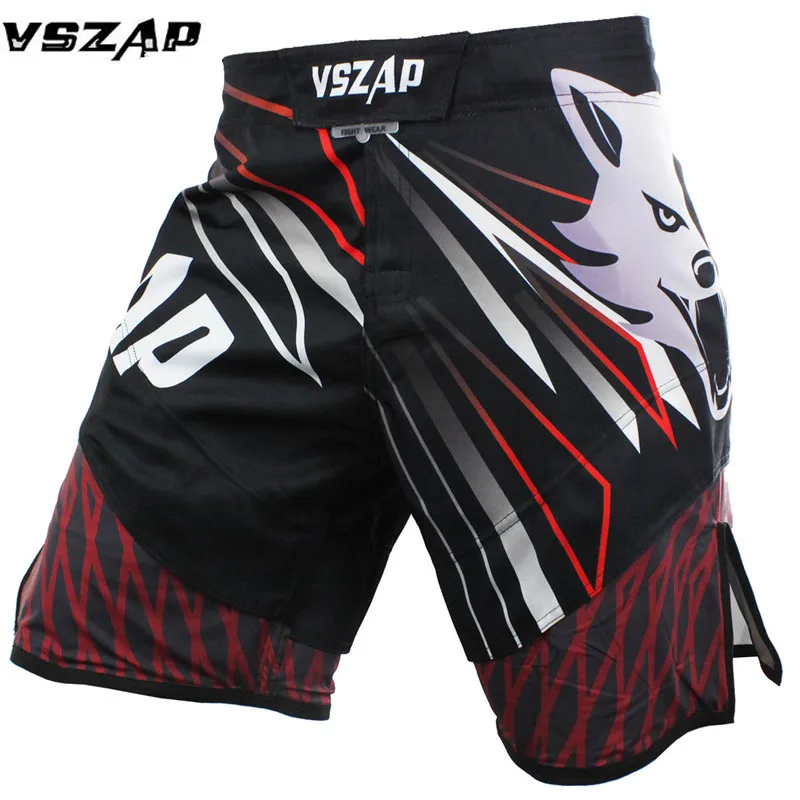 VSZAP MMA muay thai Shorts for mma Men's Kickboxing Punching Trunks Shorts muay thai Boxing Shorts