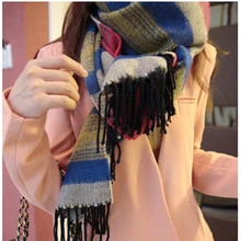 Winter New Designed 2016 Tartan Scarf Plaid Scarf Designer Wool Basic Shawls Women’s Scarves Hot Sale Rainbow Striped Scarf