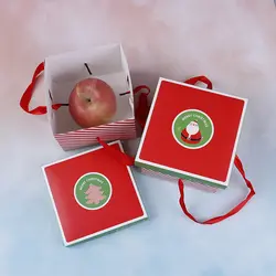 13*13*10 см Рождество ЕВА Яблоко коробка коробки конфет подарочные коробки DIY Рождественский подарочная коробка