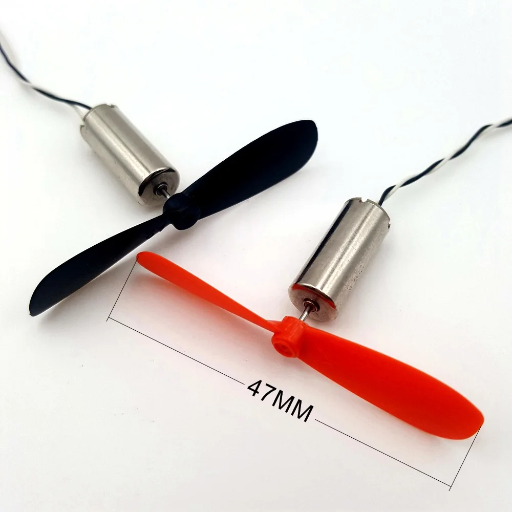 2Set/lot DC3.7V 7*16MM Micro 716 Coreless Brushless Motor With Propeller for RC Quadcopter Four-rotor Aircraft