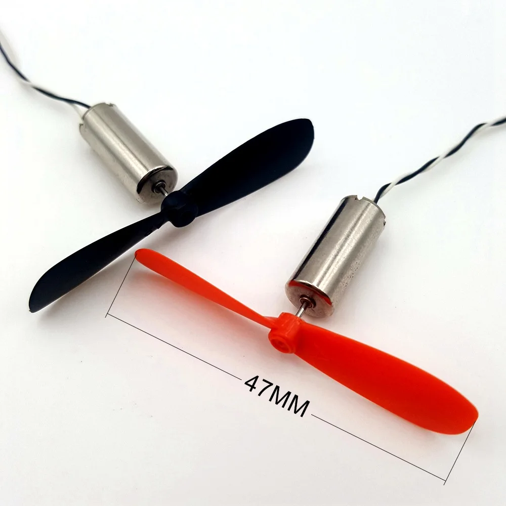 

2Set/lot DC3.7V 7*16MM Micro 716 Coreless Brushless Motor With Propeller for RC Quadcopter Four-rotor Aircraft