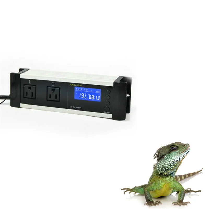 Цифровой питомец аквариумная рептилия термостат бака день ночное освещение нагревательный контроллер