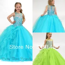 Самые популярные совок длиной до пола органзы кристалл конкурс платья прекрасный цветок платья из бисера