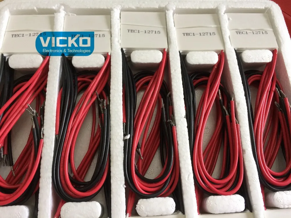 Термоэлектрический охладитель TEC1 12715 136 8 Вт 12 В 15 4 в А|peltier tec1-12715|peltier 15apeltier cooler |
