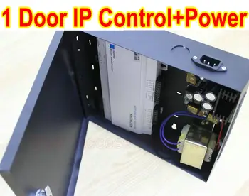

Full Set of High end 1 Door IP Controller Panel +Power Supply Box with Built-in Web Interface+TCP/IP LANNetwork support wiengand