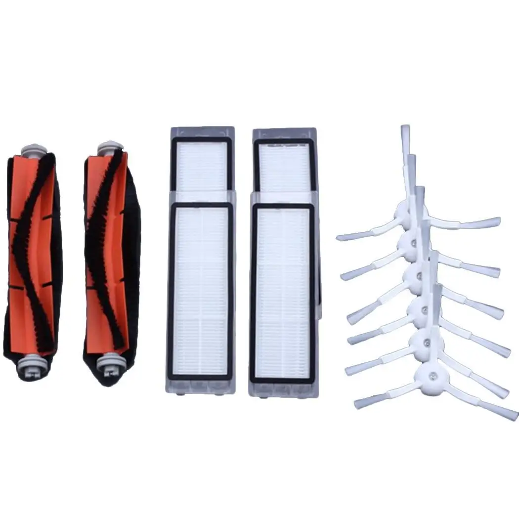 

6 x side brush + 4x HEPA filter + 2x main brush Suitable for xiaomi vacuum 2 roborock s50 xiaomi roborock Xiaomi Mi Robot New