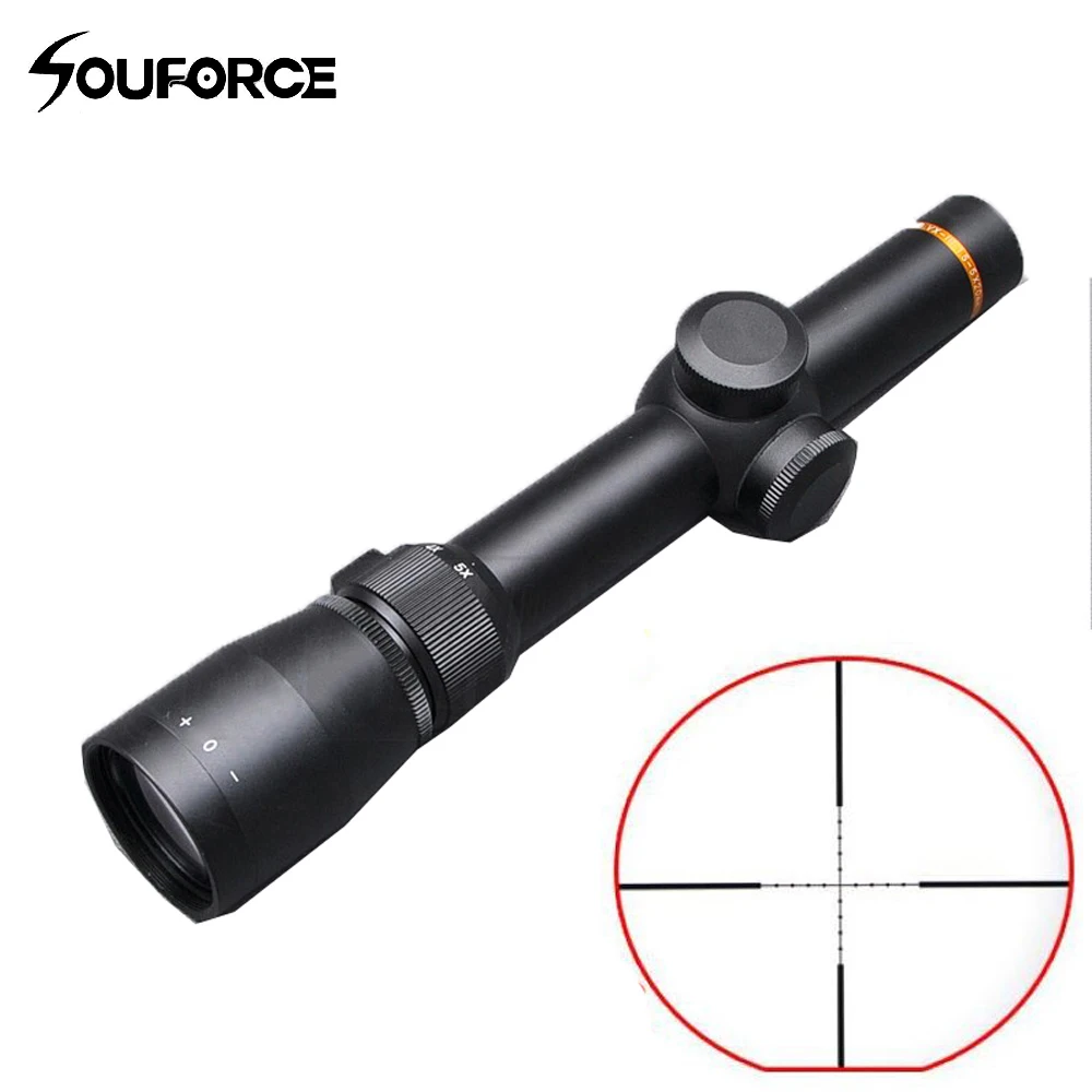 

US Hunting Riflescope Sniper 1.5-5X20 Mil-dot Illuminated Tactical Optics Scope Riflescopes For Airsoft Air Rifles