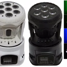 Большая скидка 2xLot 7x10 Вт 4в1 RGBW Led движущаяся головка точечная стирка сценический свет мини DMX клубный дискотечный Par лазерное оборудование освещение
