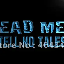 LK651-Dead Для мужчин не рассказывают сказки пират светодиодный знак неонового света