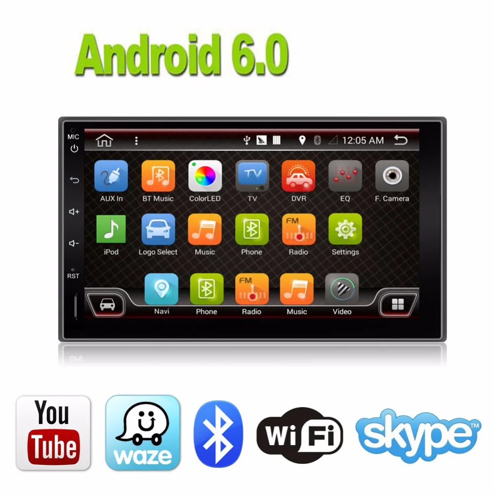 2din Android 6 0 Universal Touch Car font b PC b font font b Tablet b