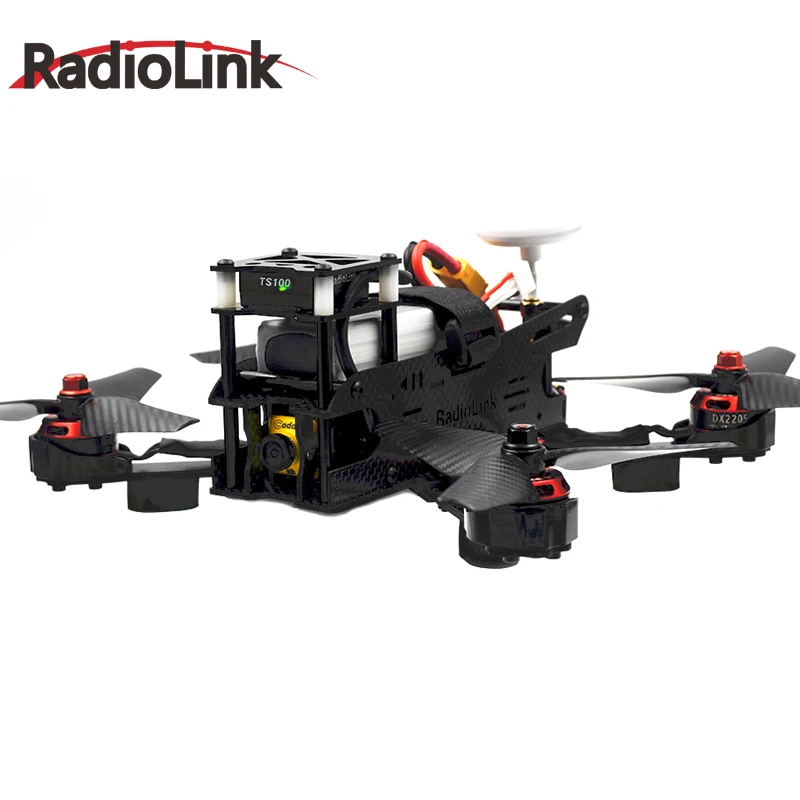 

Radiolink QAV230 Racing drone suit for T8FB Remote controller with R8FM Receiver 30A esc 2205 2300KV 1200TVL 7inch Monitor
