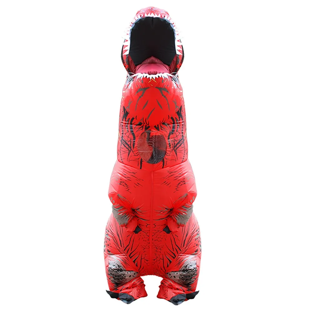 Inflable T-Rex dinosaurio traje de fiesta juguetes al aire libre juego educativos niños 15