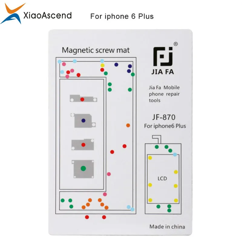 Магнитный винт коврик для iphone 4 4s 5 5s 6 6 plus инструмент для ремонта мобильного телефона Комплект
