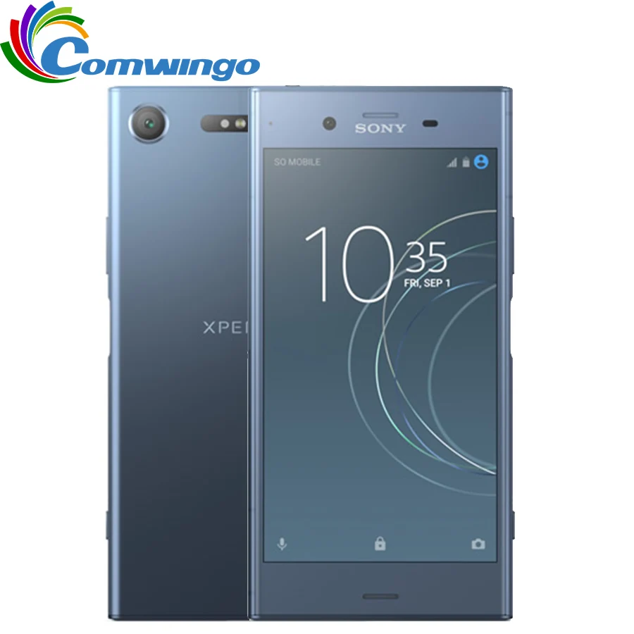Оригинальный sony Xperia XZ1 G8342 64G Встроенная память 4G Оперативная память 19MP Octa Core NFC 2700 Max две sim карты Android 7,1 Quick Charge 3,0 телефон