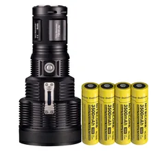 NITECORE TM38 Lite светодиодный фонарик CREE XHP35 HI D4 1400LM дальность луча 1800LM фонарь+ 4 шт. 18650 3500 мАч батарея