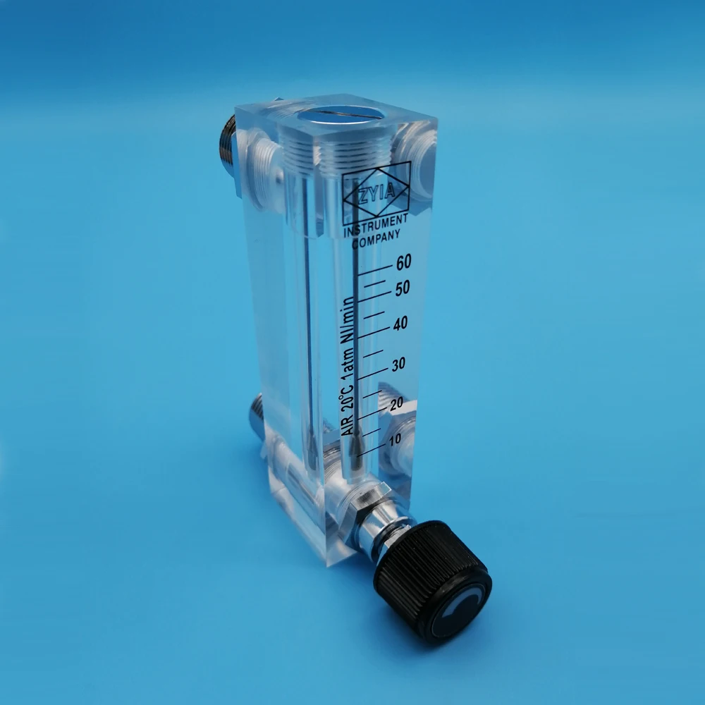 

Panel Type Plexiglass Air Flow Meter For Ozone Generator 1-100L/min