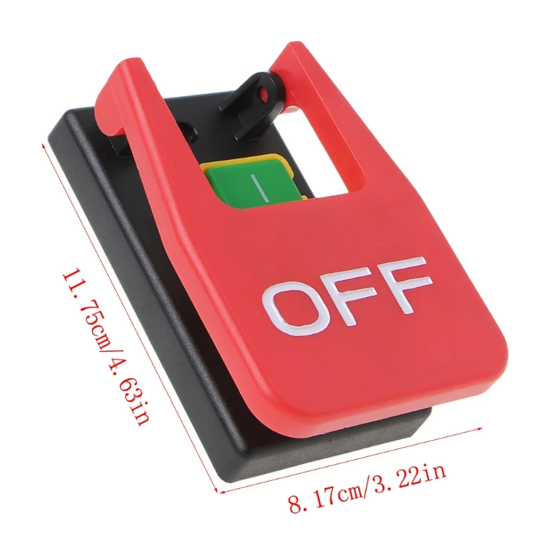 Стиль электромагнитный кнопочный переключатель весло Защита от напряжения настольные пилы высокое качество
