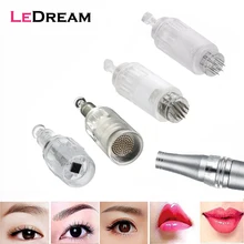 100 шт. 10 мм винт 9 12 36 Pin Derma 3D микро нано круглые иглы картридж муфта