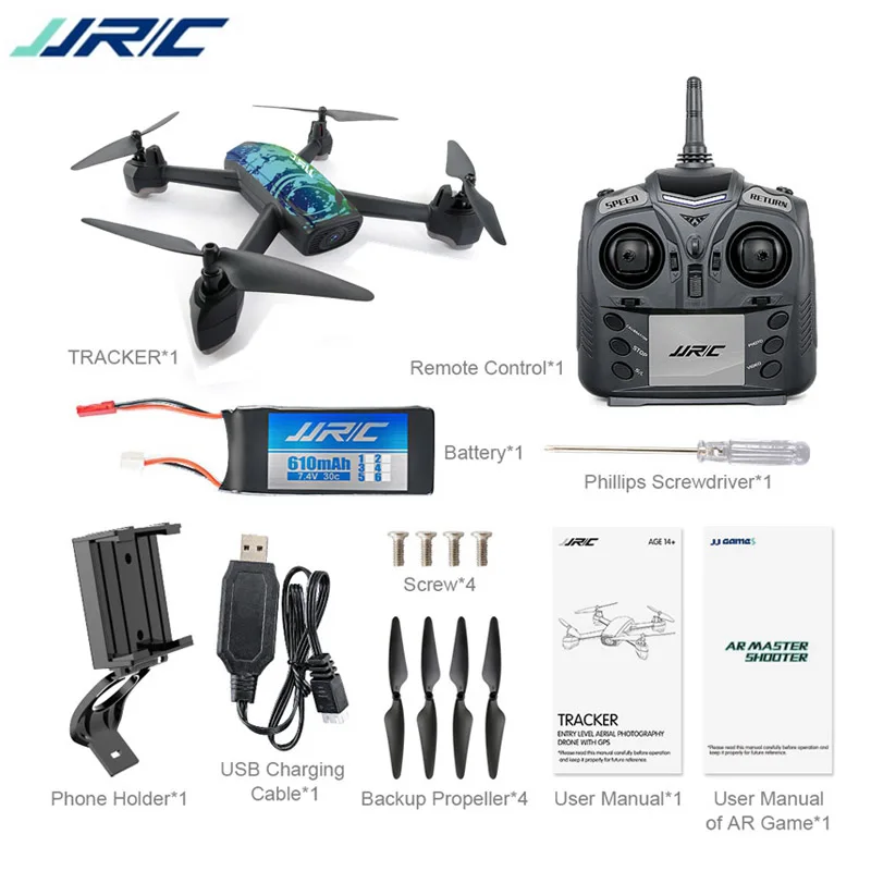 

Original JJRC H55 TRACKER WIFI FPV With 720P HD Camera GPS Positioning RC Drone Quadcopter RTF VS Eachine E58 Visuo