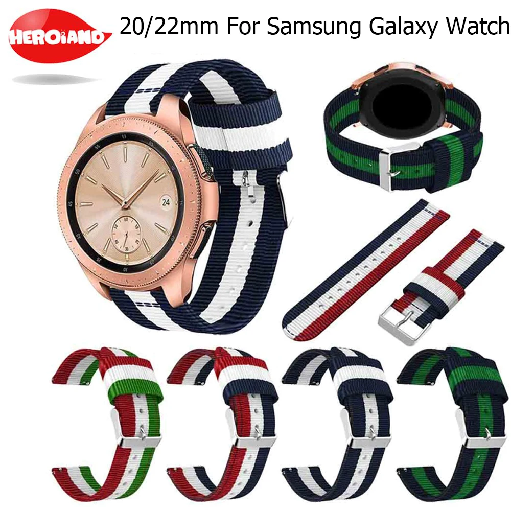 

22mm 20mm Strap for Samsung Gear S3 s2 sport Frontier Classic galaxy watch 42mm 46mm Band huami amazfit bip strap huawei gt 2