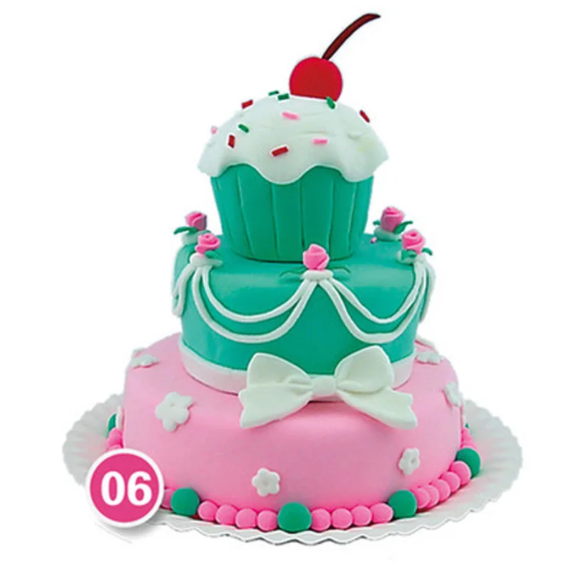 1 Piecediy Birthday Cake For Boy Fimo Polymer Clay Super Light Clay