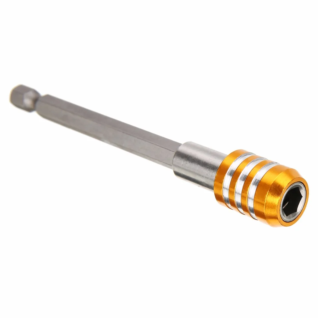 1 шт. Quick Release Магнитная отвёртки держатель бит 1/4 "Шестигранным хвостовиком электрические сверла держатель мелких предметов инструмент 100 мм