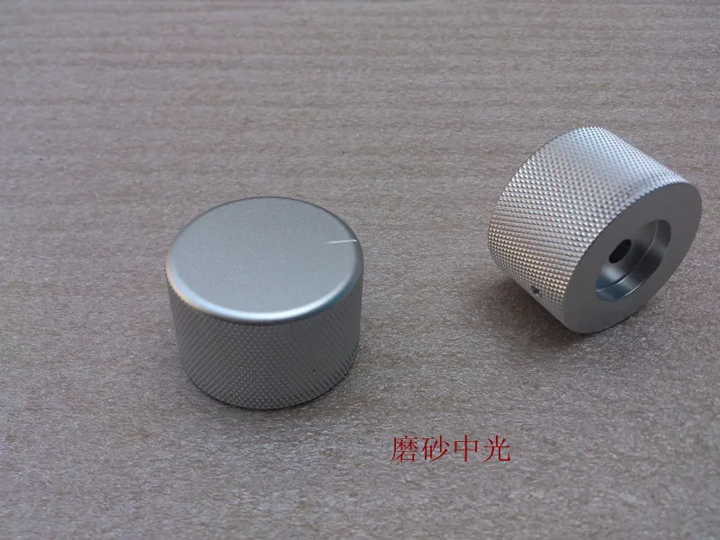 1PCS 38 * 25 all aluminum solid knurled knob volume potentiometer knob