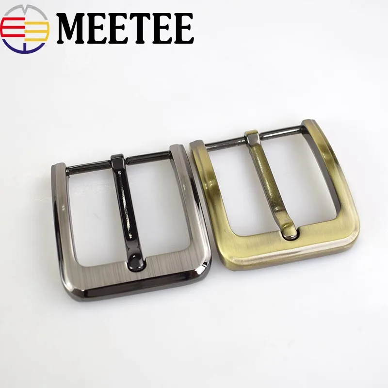 

2Pc Fashion Men Belt Buckles Metal Pin Buckle For Belt 38-39mm DIY Leather Crafts Belt Strap Replacement Jeans Accessories