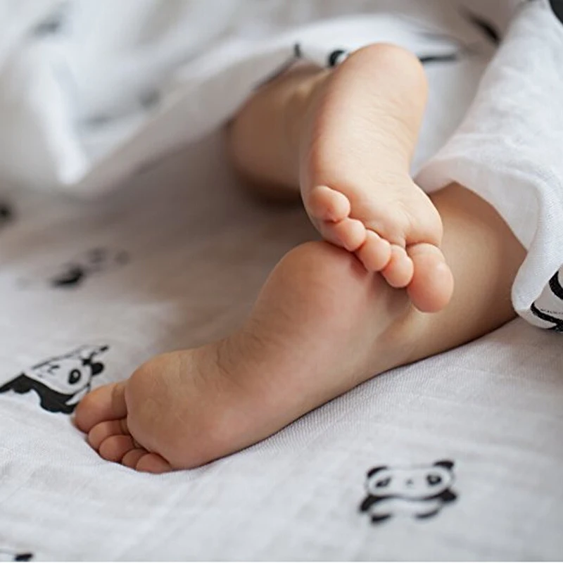 Детские летние 100% Муслин Хлопок Duble слои детское полотенце новорожденных одеяло пеленать младенческой обёрточная бумага 120x120 см