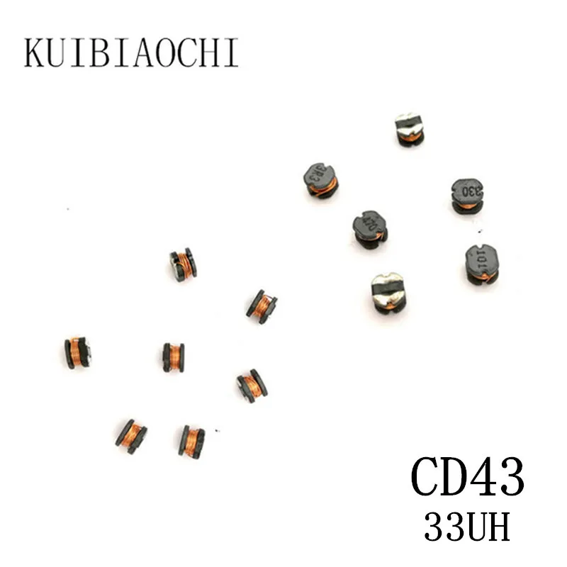 50 шт./лот SMD силовой индуктор CD43 33UH 330 4 5*4*3 2 мм неэкранированный намоточный |