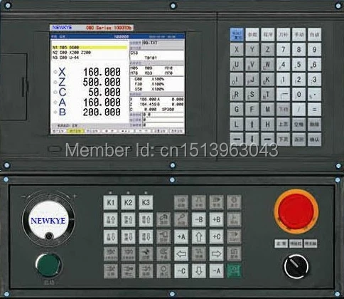 Modbus Тип лучшая цена 4 оси 1000TDc токарный станок с ЧПУ система/контроллер поддержкой