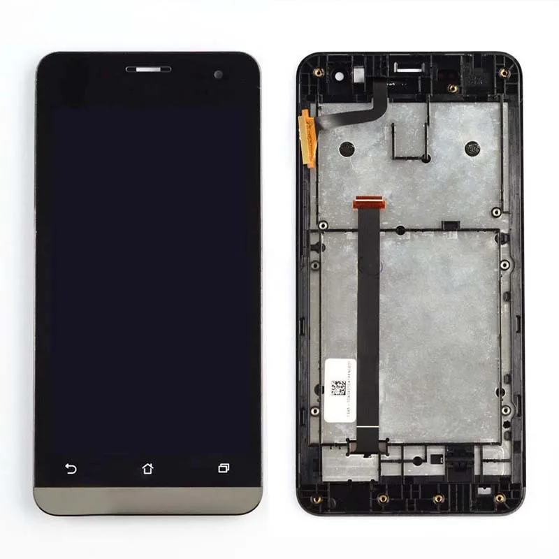 

+Frame BLACK LCD Display + Touch Screen Digitizer Assembly Replacements FOR Asus ZenFone 5 A500CG A500KL Free shipping