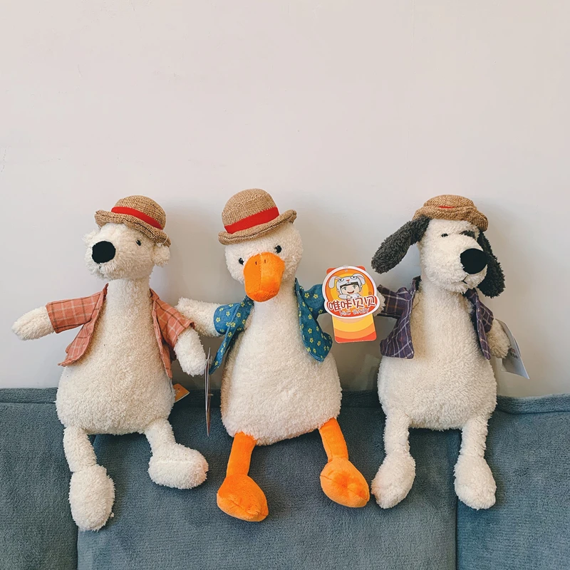Cute Funny Appease Duck Stuffed Animal Plush Doll Kawaii Dolls Cartoon Soft Kids Toys High Quality | Игрушки и хобби