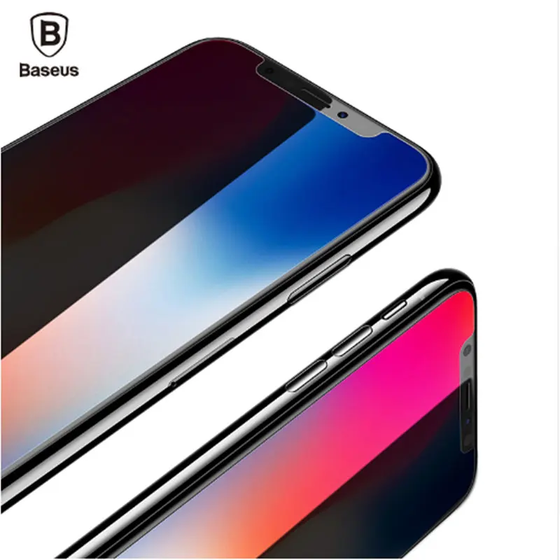 Baseus 3D 0,23 мм протектор экрана закаленное стекло для iPhone X Мягкий край Полное покрытие Закаленное стекло Защитная пленка для iPhone 10