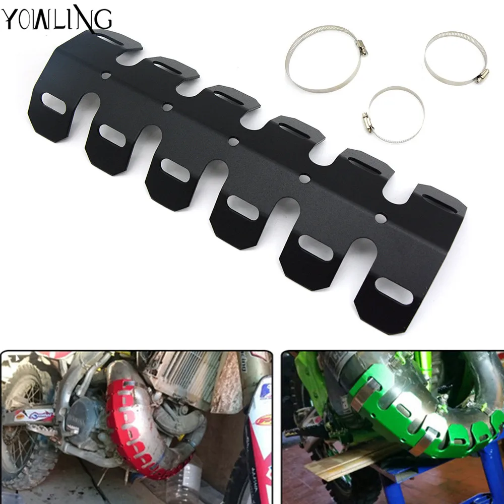 

2017 New Motorcycle Exhaust Muffler Pipe Heat Shield Cover Guard For HONDA KAWASAKI SUZUKI YAMAHA KTM BMW DUCATI
