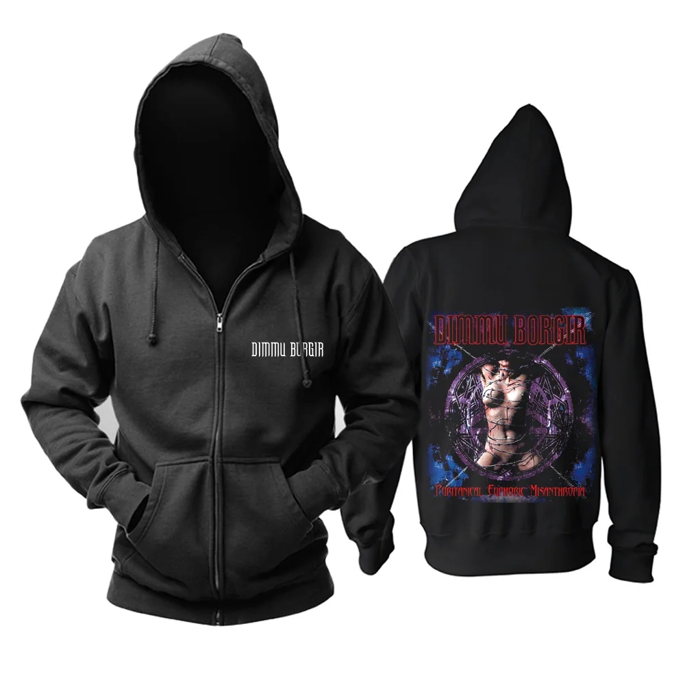 8 дизайнов молния черный демон димму Borgir хлопковый мягкий теплый рок толстовки оболочка куртка бренд панк свитер в стиле хеви-метал флис