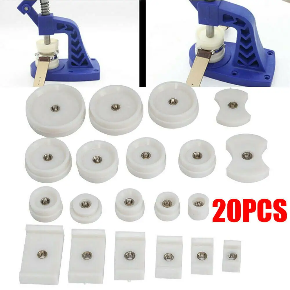

20 Pcs Professional Watch Repair Tool Capping Machine Accessories Back Case Press Dies for Watchmaker Watch Tools