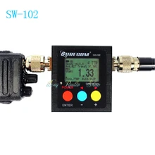 On sale walkie talkie swr meter surecom SW-102 repeater digital SWR antenna analyzer power meter car radio accessories SW102