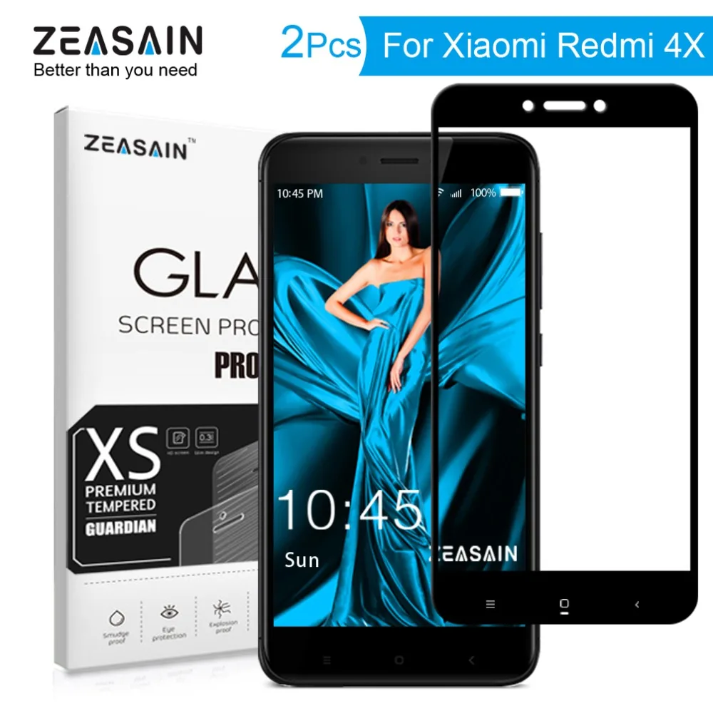 2 шт./упаковка закаленное стекло для Xiaomi Redmi 4X Red mi 4 X Redmi4X|tempered glass screen protector|glass