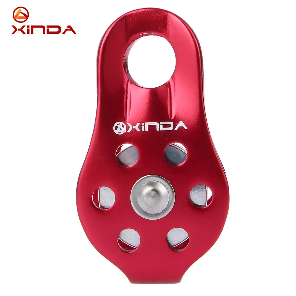 XINDA Single Fixed Pulley Mountaineering Rope belay Rappel Device Rock