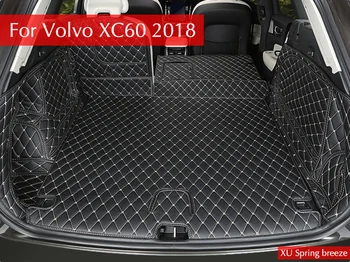 

Car Rear Tail Box Trunk Mat Pad Covers Durable Boot Carpets Cargo Liner Protector For 2018 2019 Volvo XC60 XC 60 Car styling