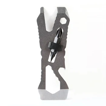 

Outdoor Equipment EDC Multi Tool Survival Stainless Steel Single Batch Screwdriver Wrench Military Card Tool