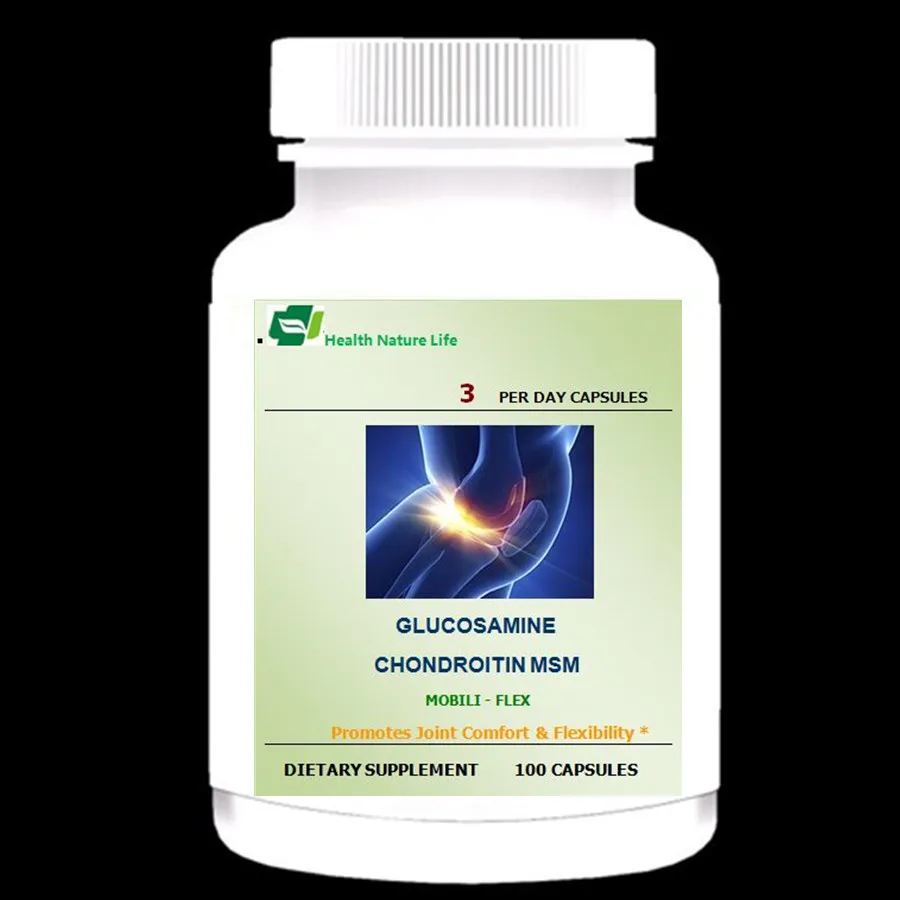 GLUCOSAMINE AND CHONDROITIN & MSM 300 mg HIGH STRENGTHin Body Glitter