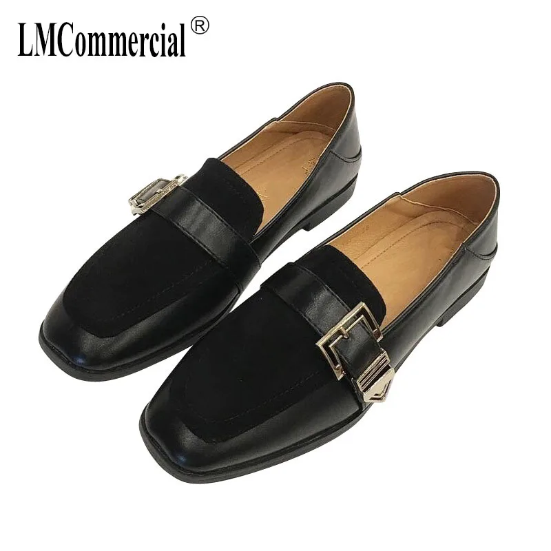 Women's single shoes spring loafers Korean student flat shoes designer shoes women luxury oxford shoes women loafers