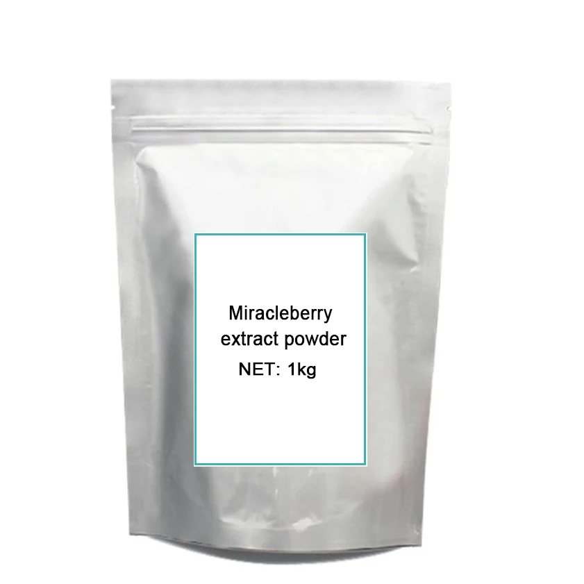 

1kg 100% Pure Miracle Fruit 10:1 Extract Po-wder,Miracleberry Ratio Extract,Supplyment for Cardiovascular Support Free shipping